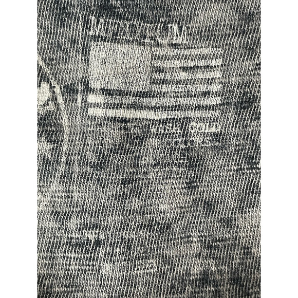 Affliction Life Fast Men's T-Shirt Size M Buttons Embroidered Black Shirt Cross - Picture 8 of 12